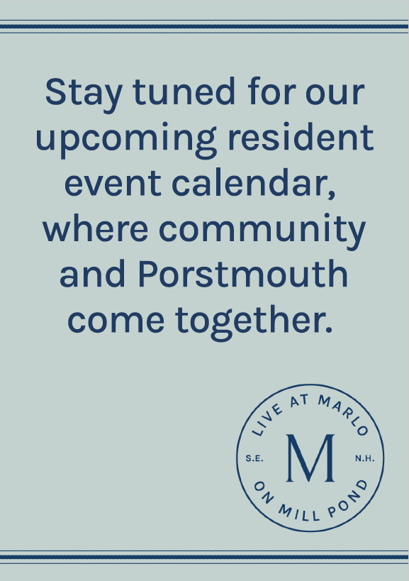 Future list of events at Marlo
